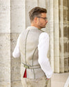 Trachtenweste Lukas Rückseite beige